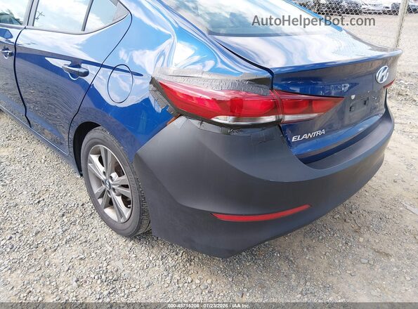 5NPD84LF4JH245423 2018 HYUNDAI ELANTRA Blue Դիմացի տեսք