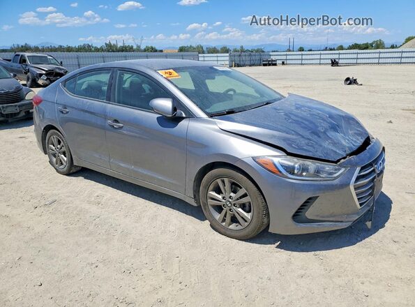 5NPD84LF4JH252758 2018 HYUNDAI ELANTRA Gray Przód prawy