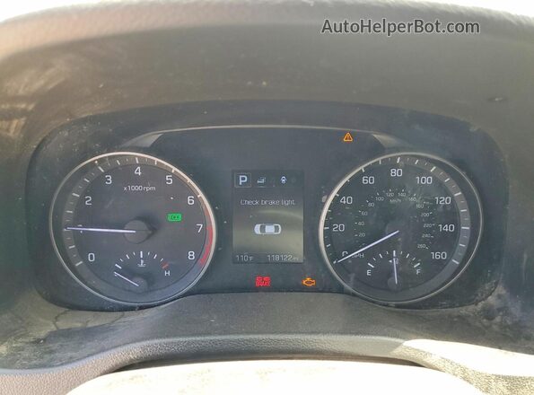 5NPD84LF4JH252758 2018 HYUNDAI ELANTRA Gray Widok zestawu wskaźników