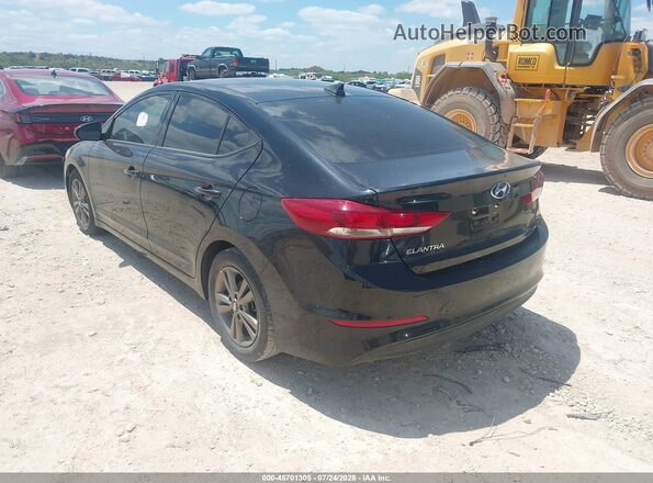 5NPD84LF4JH280088 2018 HYUNDAI ELANTRA Black Tył lewy