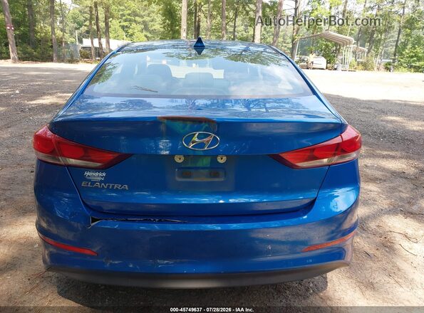 5NPD84LF4JH299479 2018 HYUNDAI ELANTRA Blue 