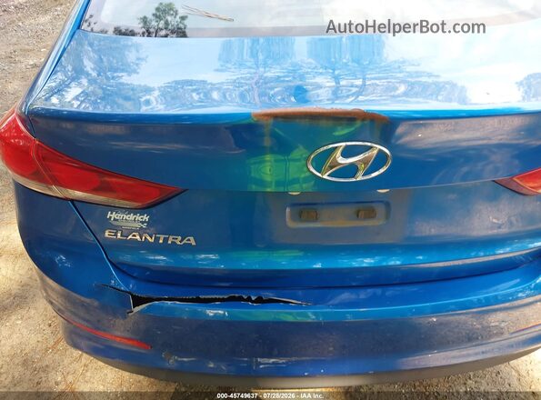5NPD84LF4JH299479 2018 HYUNDAI ELANTRA Blue 