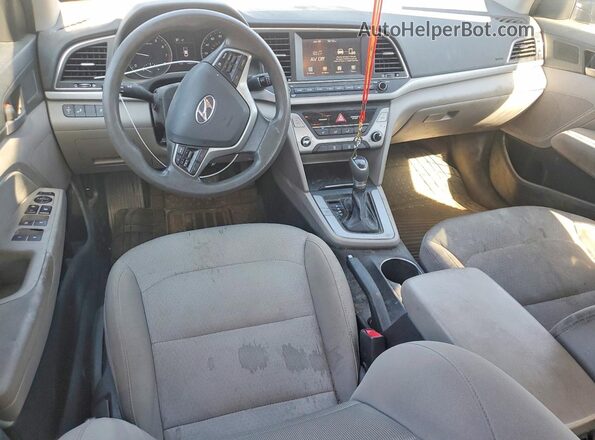 5NPD84LF4JH300730 2018 HYUNDAI ELANTRA Синий Вид панели приборов