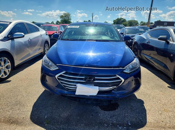 5NPD84LF4JH300730 2018 HYUNDAI ELANTRA Синий Вид спереди