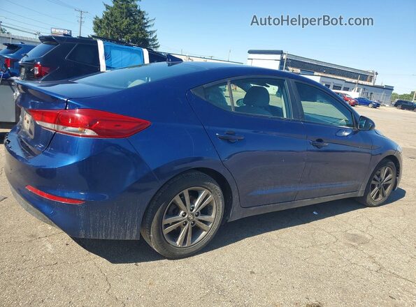 5NPD84LF4JH300730 2018 HYUNDAI ELANTRA Синий Задняя правая четверть