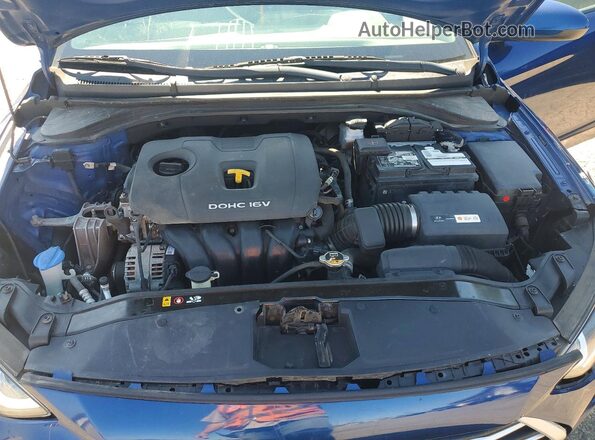 5NPD84LF4JH300730 2018 HYUNDAI ELANTRA Синий Вид задней части салона