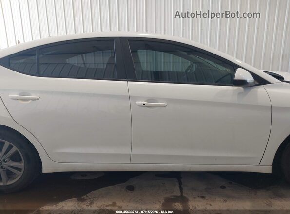 5NPD84LF4JH314806 2018 HYUNDAI ELANTRA White უკანა სალონის ხედი