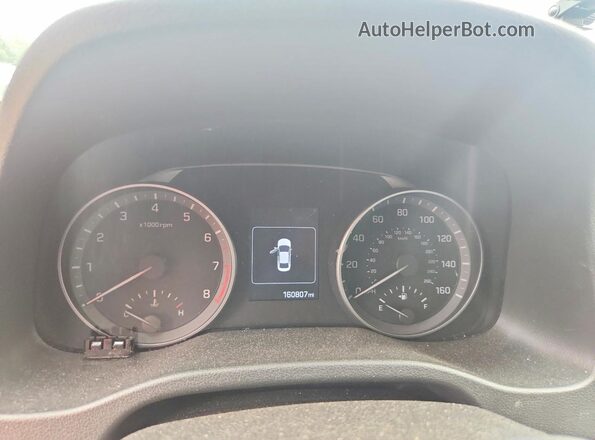 5NPD84LF4JH315941 2018 HYUNDAI ELANTRA White Instrument cluster view