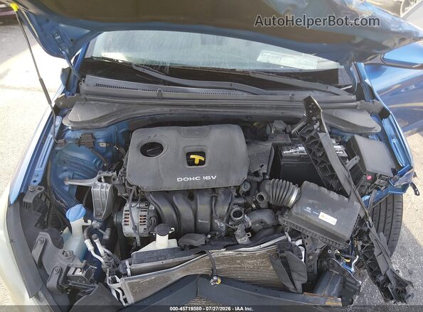 5NPD84LF4JH331654 2018 HYUNDAI ELANTRA Blue Rear view