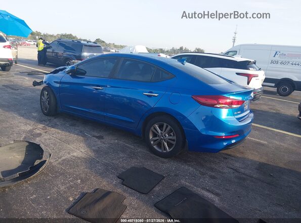 5NPD84LF4JH331654 2018 HYUNDAI ELANTRA Blue Rear left