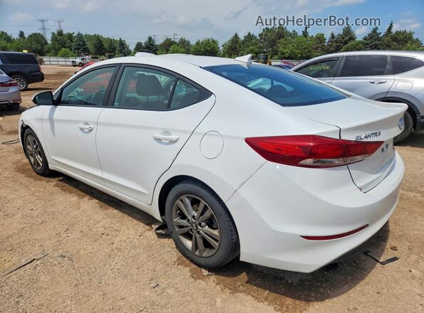 5NPD84LF4JH340287 2018 HYUNDAI ELANTRA White უკანა მარცხენა