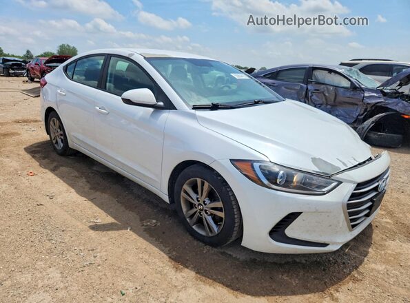 5NPD84LF4JH340287 2018 HYUNDAI ELANTRA White წინა მარჯვენა