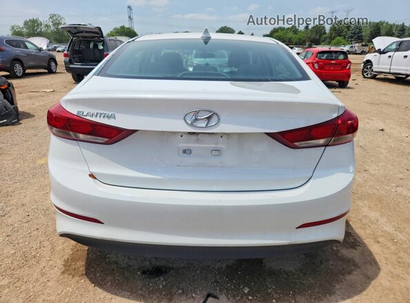 5NPD84LF4JH340287 2018 HYUNDAI ELANTRA White უკანა ხედი