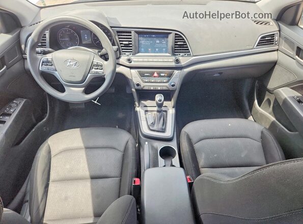 5NPD84LF4JH340287 2018 HYUNDAI ELANTRA White წინა პანელის ხედი