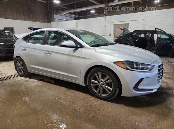 5NPD84LF4JH340290 2018 HYUNDAI ELANTRA Silver Առջևի աջ