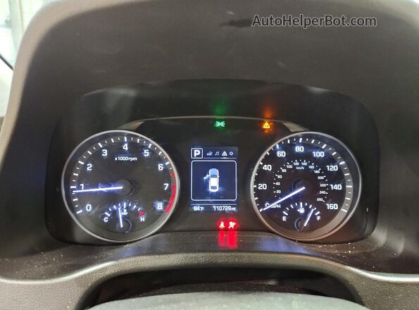 5NPD84LF4JH340290 2018 HYUNDAI ELANTRA Silver Սարքավորումների վահանակի տեսք