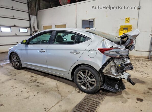 5NPD84LF4JH340290 2018 HYUNDAI ELANTRA Silver Հետևի ձախ