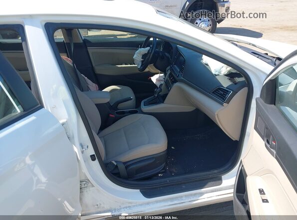5NPD84LF4JH341911 2018 HYUNDAI ELANTRA White Սալոնի դիմացի տեսք