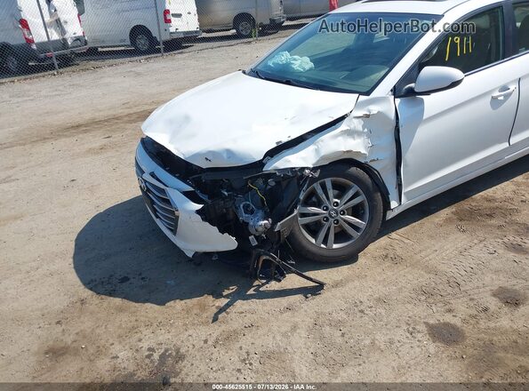 5NPD84LF4JH341911 2018 HYUNDAI ELANTRA White Դիմացի տեսք