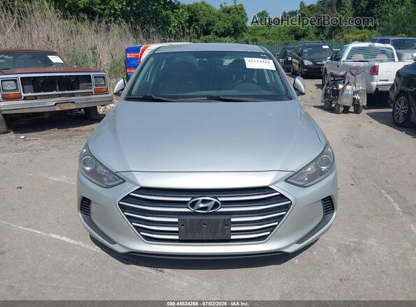 5NPD84LF4JH360121 2018 HYUNDAI ELANTRA Silver ხელსაწყოთა პანელის ხედი