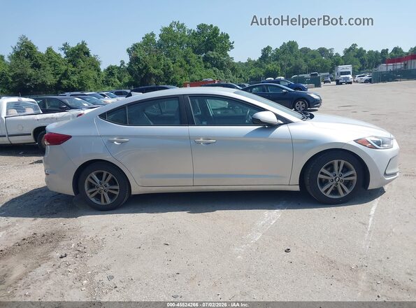 5NPD84LF4JH360121 2018 HYUNDAI ELANTRA Silver უკანა სალონის ხედი