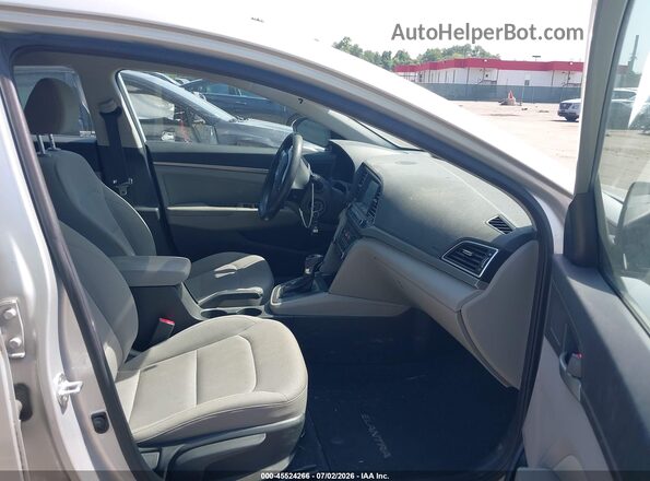 5NPD84LF4JH360121 2018 HYUNDAI ELANTRA Silver წინა სალონის ხედი