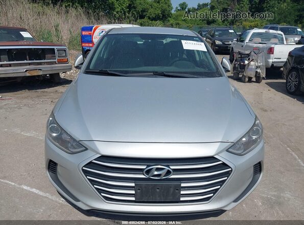 5NPD84LF4JH360121 2018 HYUNDAI ELANTRA Silver წინა ხედი