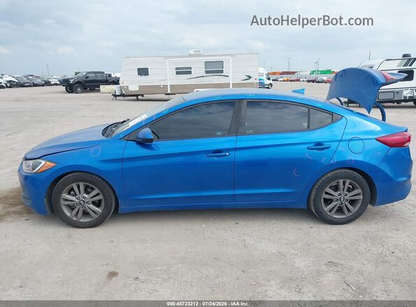 5NPD84LF4JH368218 2018 HYUNDAI ELANTRA Синий Панорамный вид салона 360°