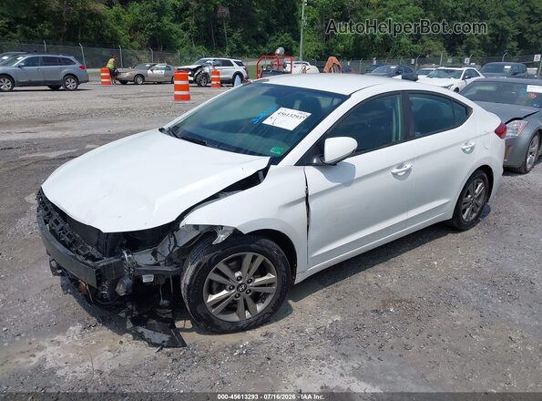 5NPD84LF4JH380319 2018 HYUNDAI ELANTRA White Front left