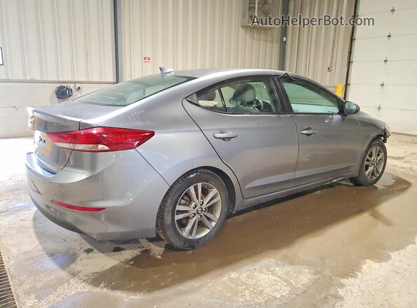 5NPD84LF4JH385519 2018 HYUNDAI ELANTRA Gray Задня права чверть