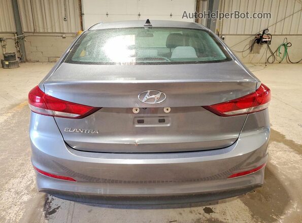 5NPD84LF4JH385519 2018 HYUNDAI ELANTRA Gray Вид ззаду