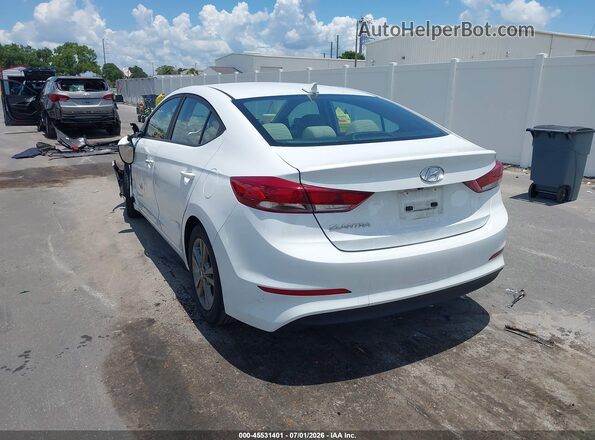 5NPD84LF4JH391336 2018 HYUNDAI ELANTRA Белый Задняя левая четверть