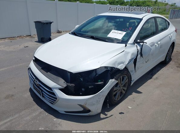 5NPD84LF4JH391336 2018 HYUNDAI ELANTRA Белый Вид спереди