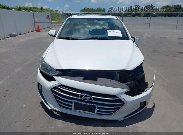 5NPD84LF4JH391336 2018 HYUNDAI ELANTRA Белый Вид щитка приборов