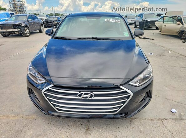 5NPD84LF4JH395354 2018 HYUNDAI ELANTRA Black Vista frontal
