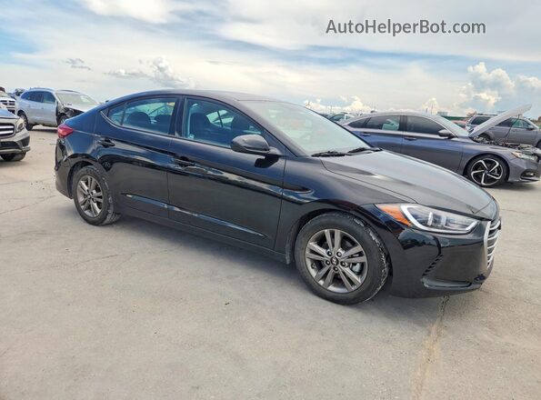 5NPD84LF4JH395354 2018 HYUNDAI ELANTRA Black Delantero derecho