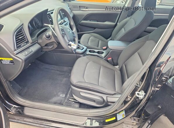 5NPD84LF4JH395354 2018 HYUNDAI ELANTRA Black Vista interior delantera