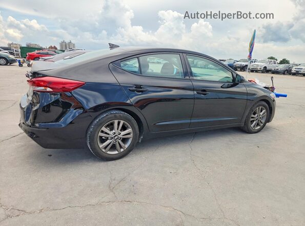 5NPD84LF4JH395354 2018 HYUNDAI ELANTRA Black Trasero derecho
