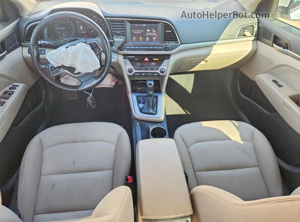 5NPD84LF4JH396925 2018 HYUNDAI ELANTRA White Dashboard view
