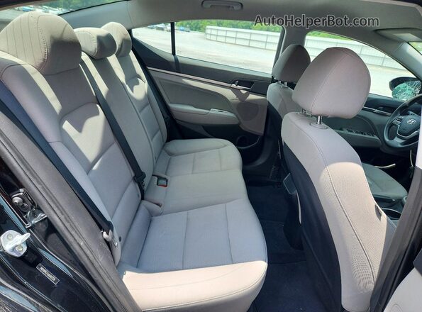 5NPD84LF4JH397234 2018 HYUNDAI ELANTRA Black Rear seats view