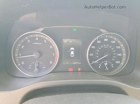 5NPD84LF4JH398853 2018 HYUNDAI ELANTRA Красный Вид щитка приборов