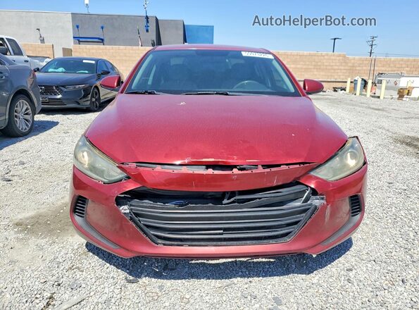 5NPD84LF4JH398853 2018 HYUNDAI ELANTRA Красный Вид спереди