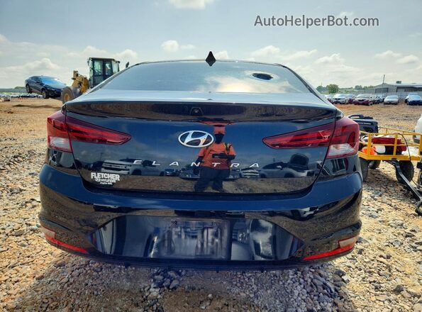 5NPD84LF4KH414101 2019 HYUNDAI ELANTRA Black Widok z tyłu