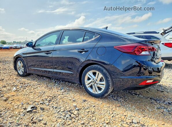 5NPD84LF4KH414101 2019 HYUNDAI ELANTRA Black Tył lewy
