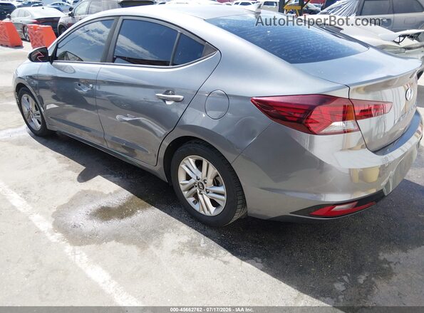5NPD84LF4KH415930 2019 HYUNDAI ELANTRA Gray Rear left