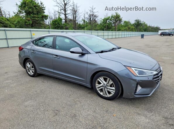5NPD84LF4KH416446 2019 HYUNDAI ELANTRA Gray Przód prawy