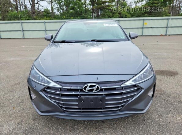5NPD84LF4KH416446 2019 HYUNDAI ELANTRA Gray Widok z przodu