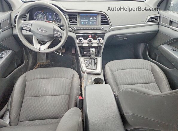 5NPD84LF4KH416446 2019 HYUNDAI ELANTRA Gray Widok deski rozdzielczej