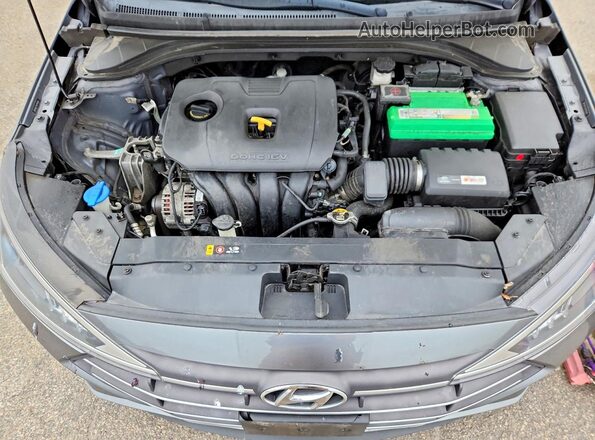 5NPD84LF4KH416446 2019 HYUNDAI ELANTRA Gray Widok wnętrza z tyłu
