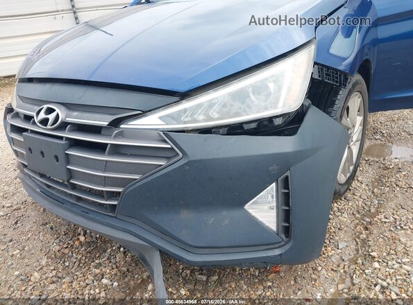 5NPD84LF4KH431092 2019 HYUNDAI ELANTRA Синий Вид спереди
